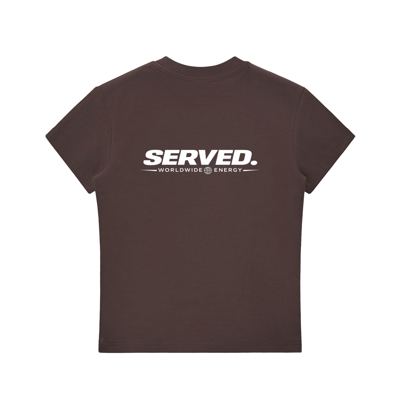 Served. Worldwide Energy Women’s Bodycon Crewneck T-Shirt