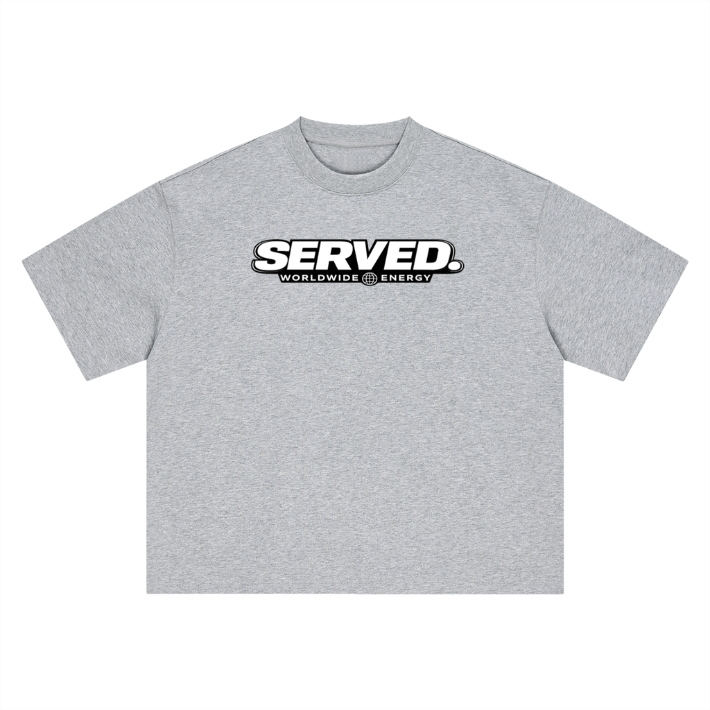Served. Worldwide Energy Men Oversized T-Shirt