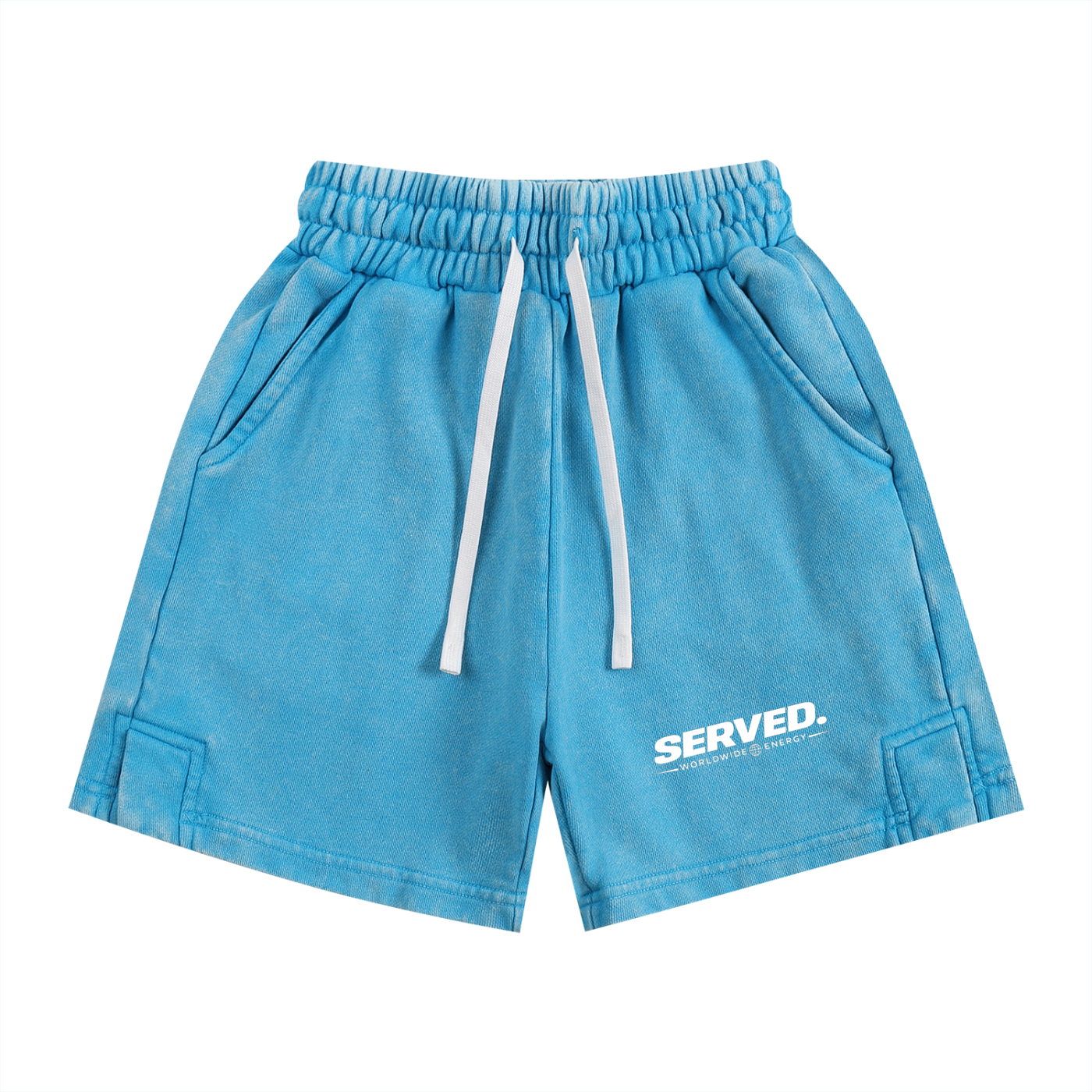 Served. Worldwide Energy Washed Kid's Shorts