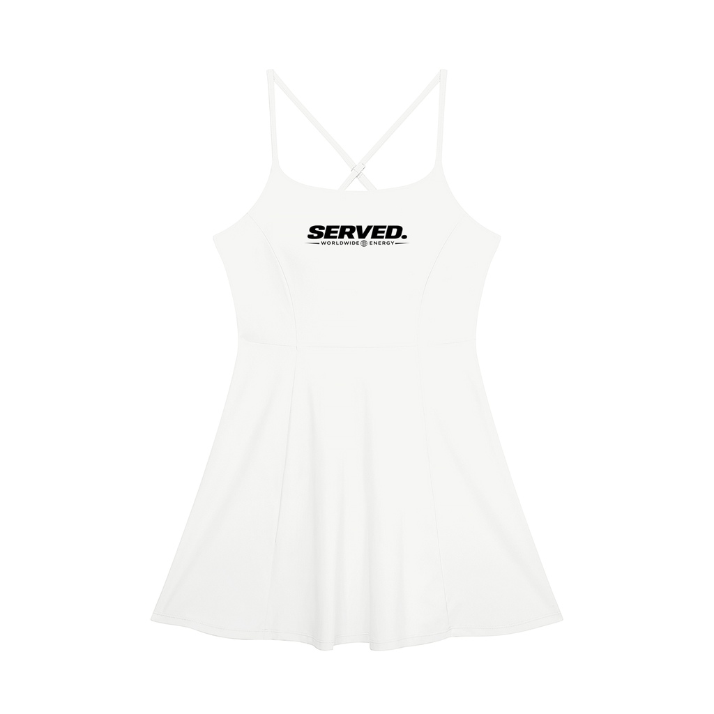 Served. Worldwide Energy Paneled A-Line Dress