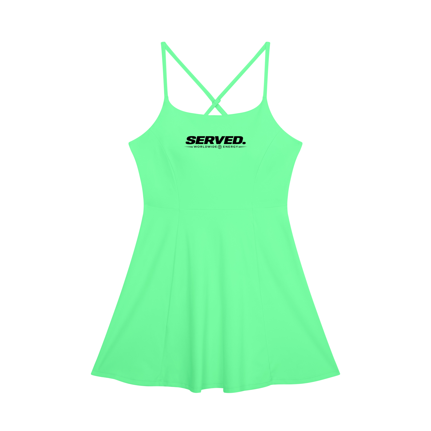 Served. Worldwide Energy Paneled A-Line Dress