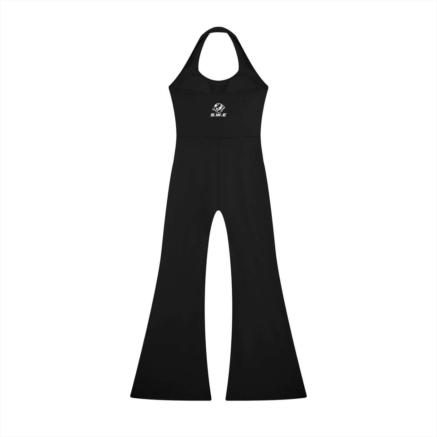 Served. Worldwide Energy Halter Flared Jumpsuit