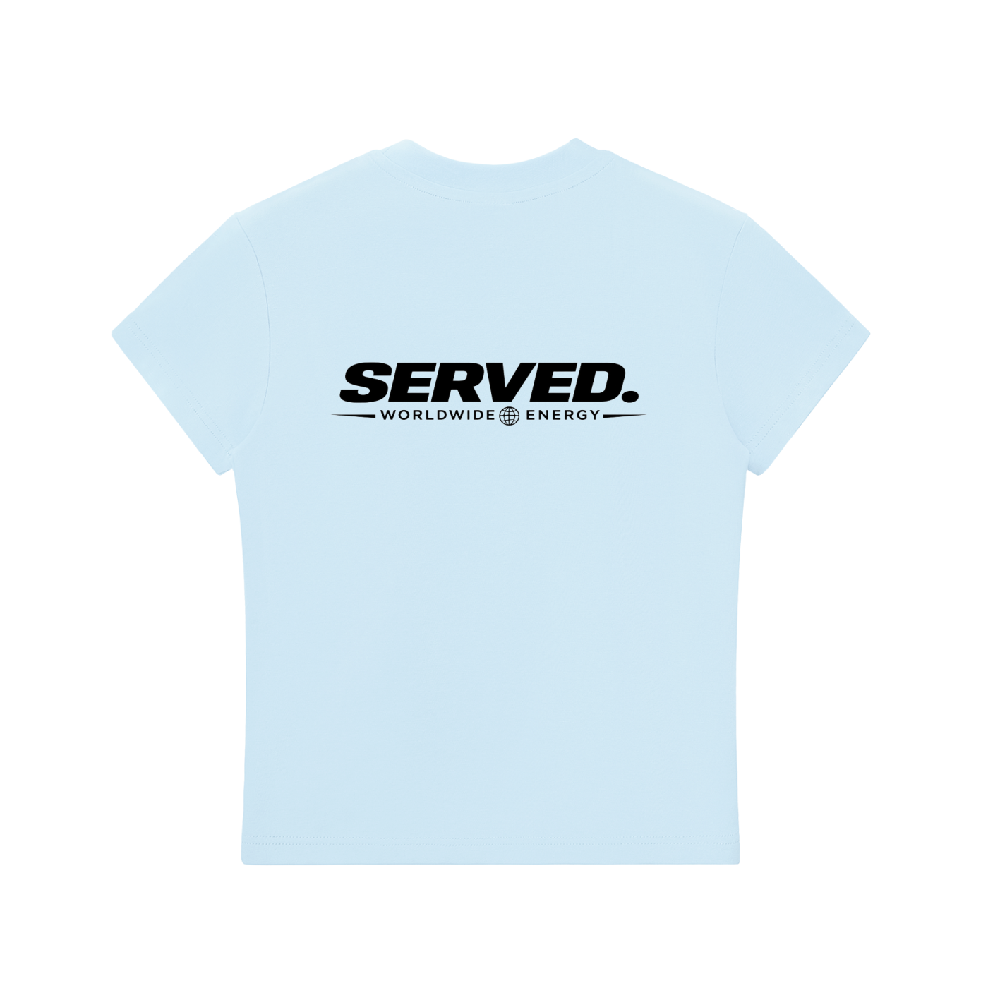 Served. Worldwide Energy Women’s Bodycon Crewneck T-Shirt