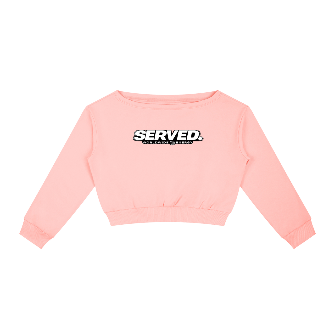 Served. Worldwide Energy Women's Off-Shoulder Sweatshirt