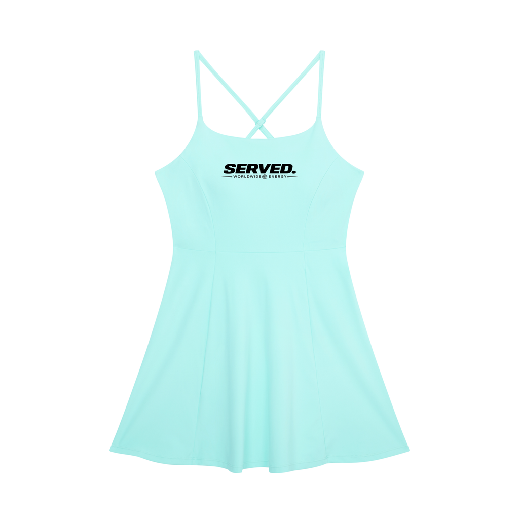 Served. Worldwide Energy Paneled A-Line Dress