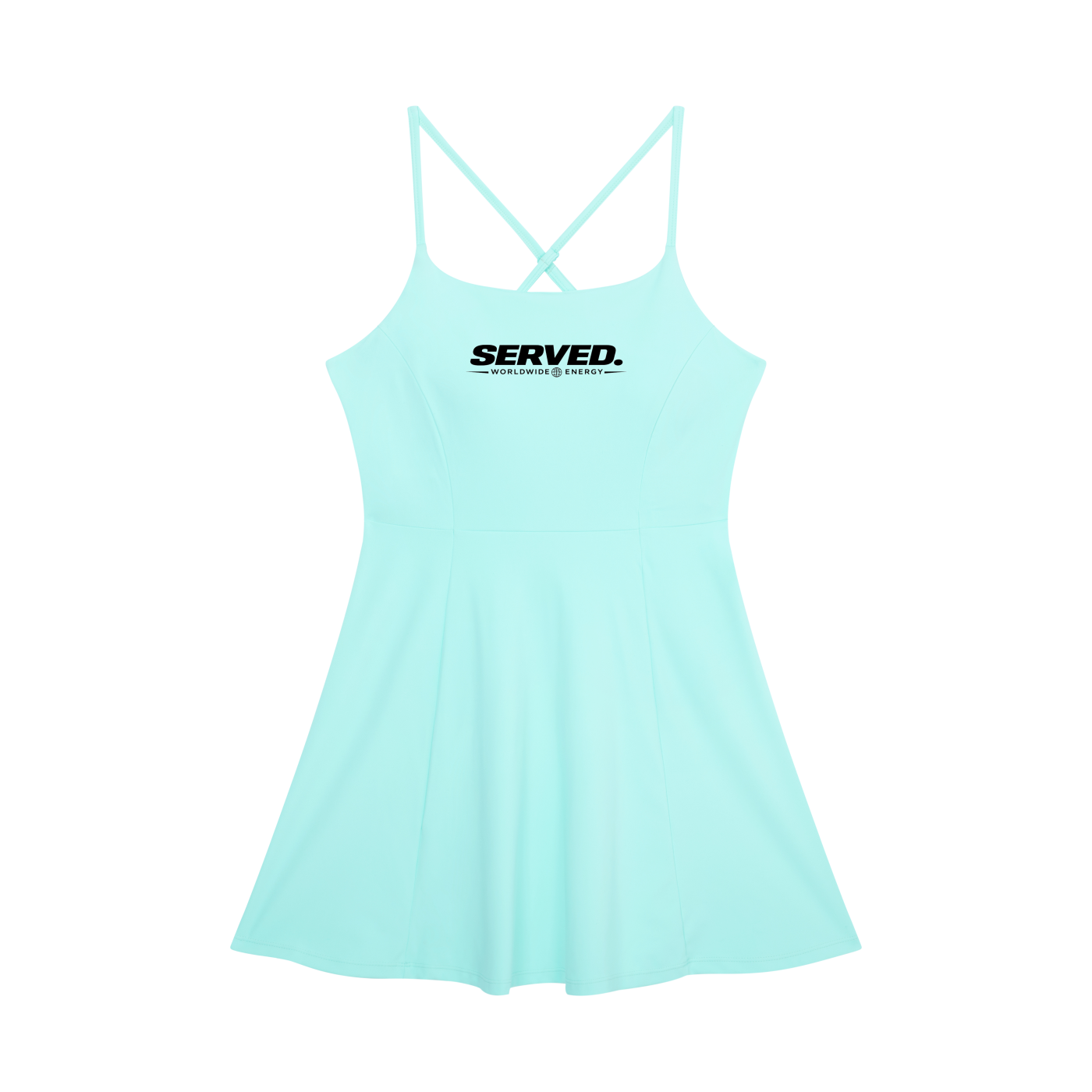 Served. Worldwide Energy Paneled A-Line Dress