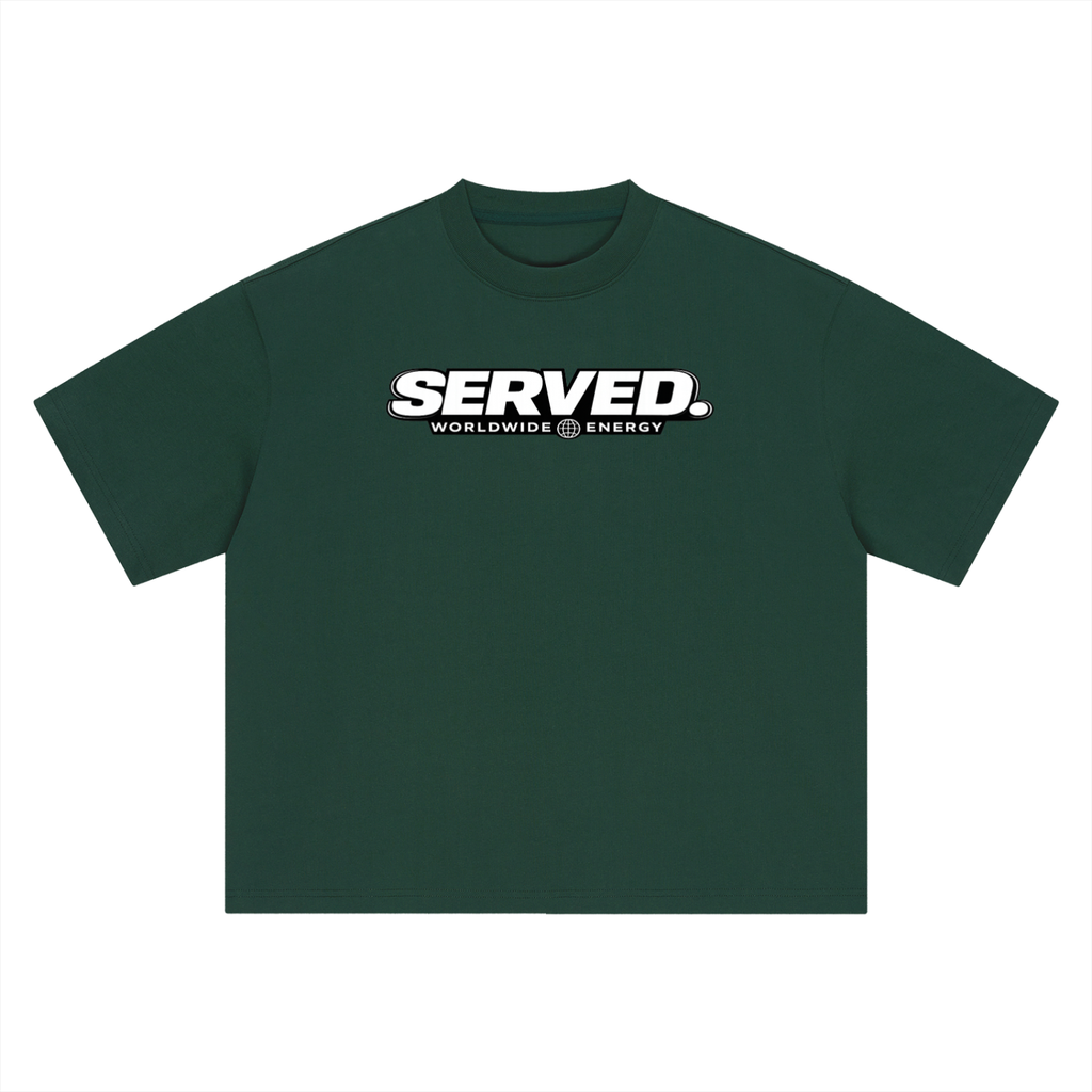 Served. Worldwide Energy Men Oversized T-Shirt