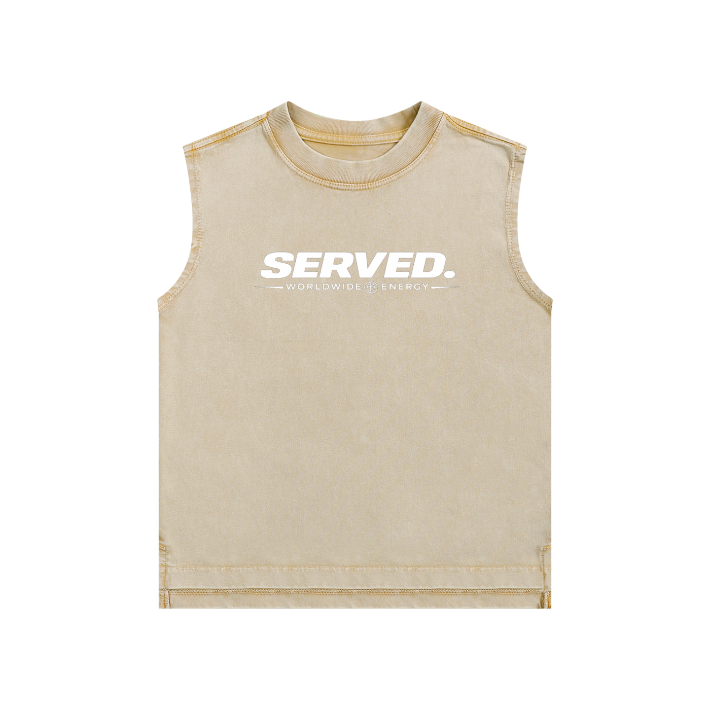 Served. Worldwide Energy Washed Kids' Tank Top