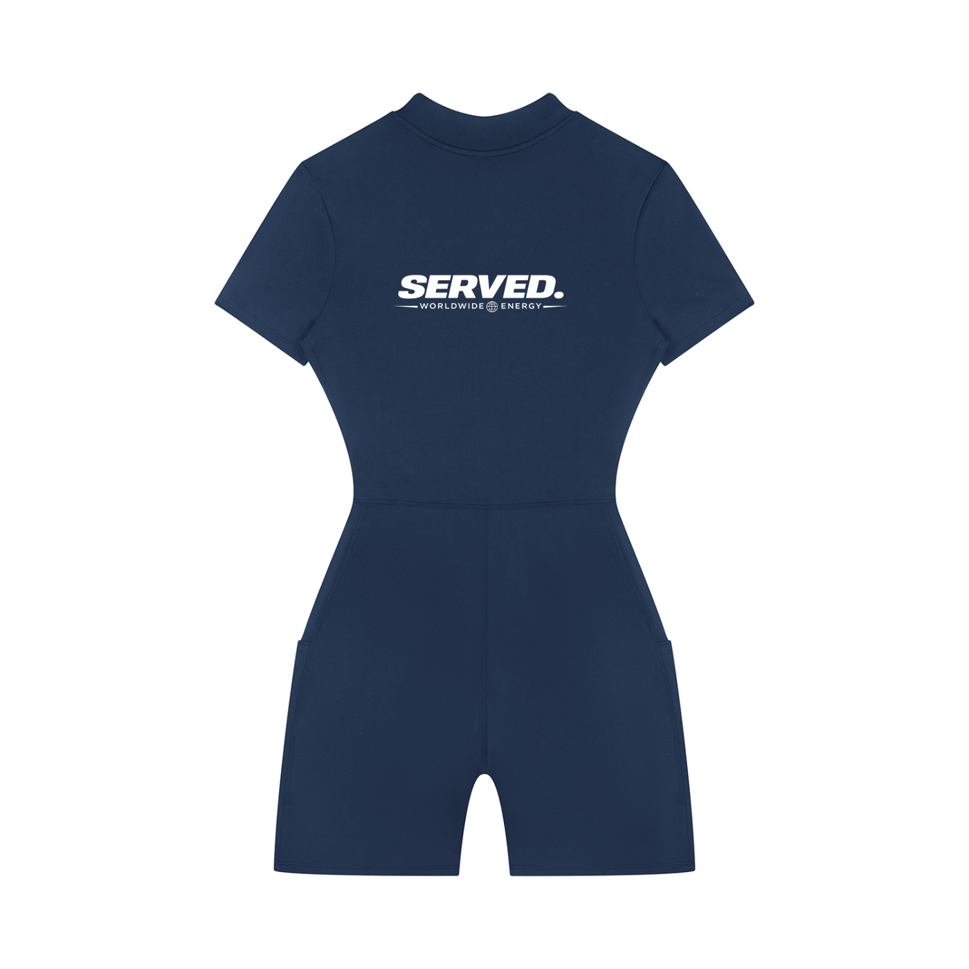 Served. Worldwide Energy Women's Quarter-Zip Short Sleeve Romper