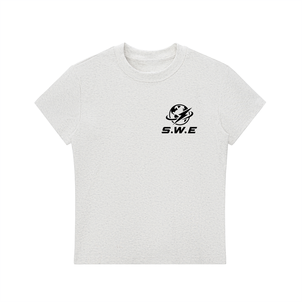 Served. Worldwide Energy Women’s Bodycon Crewneck T-Shirt