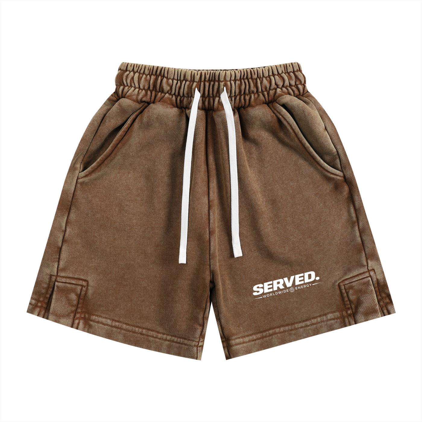 Served. Worldwide Energy Washed Kid's Shorts
