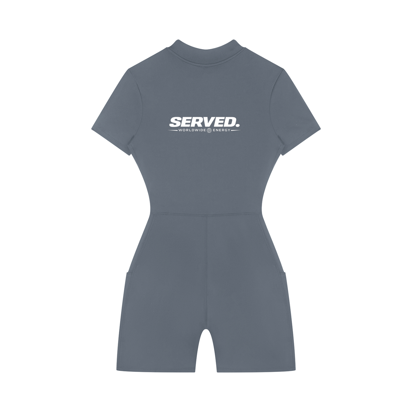 Served. Worldwide Energy Women's Quarter-Zip Short Sleeve Romper