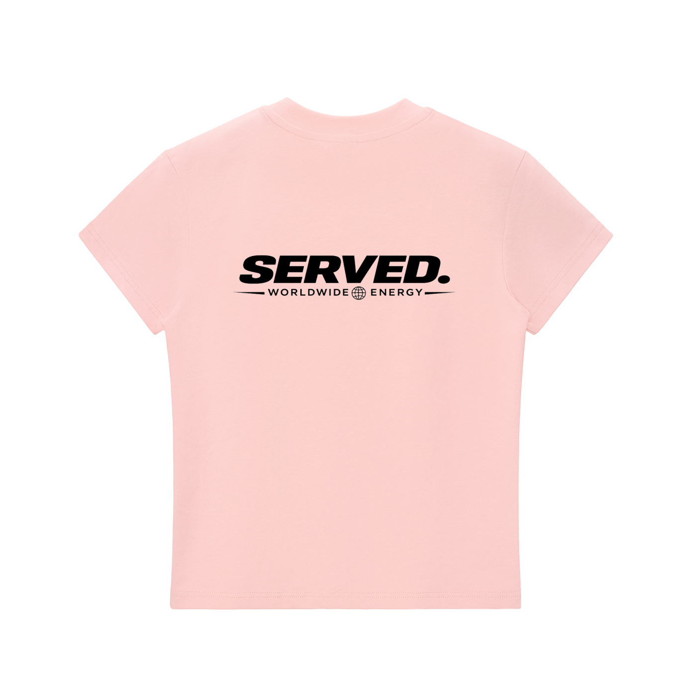Served. Worldwide Energy Women’s Bodycon Crewneck T-Shirt