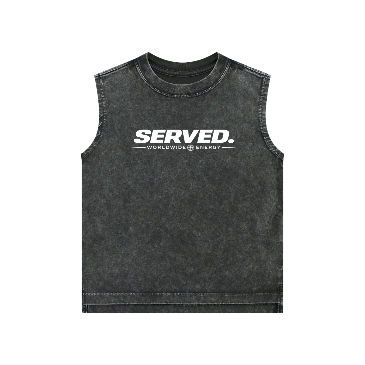 Served. Worldwide Energy Washed Kids' Tank Top