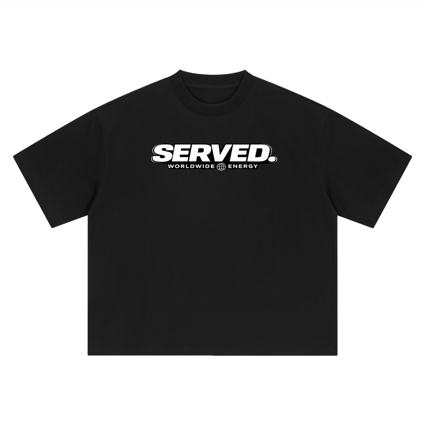 Served. Worldwide Energy Men Oversized T-Shirt