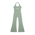 Served. Worldwide Energy Halter Flared Jumpsuit