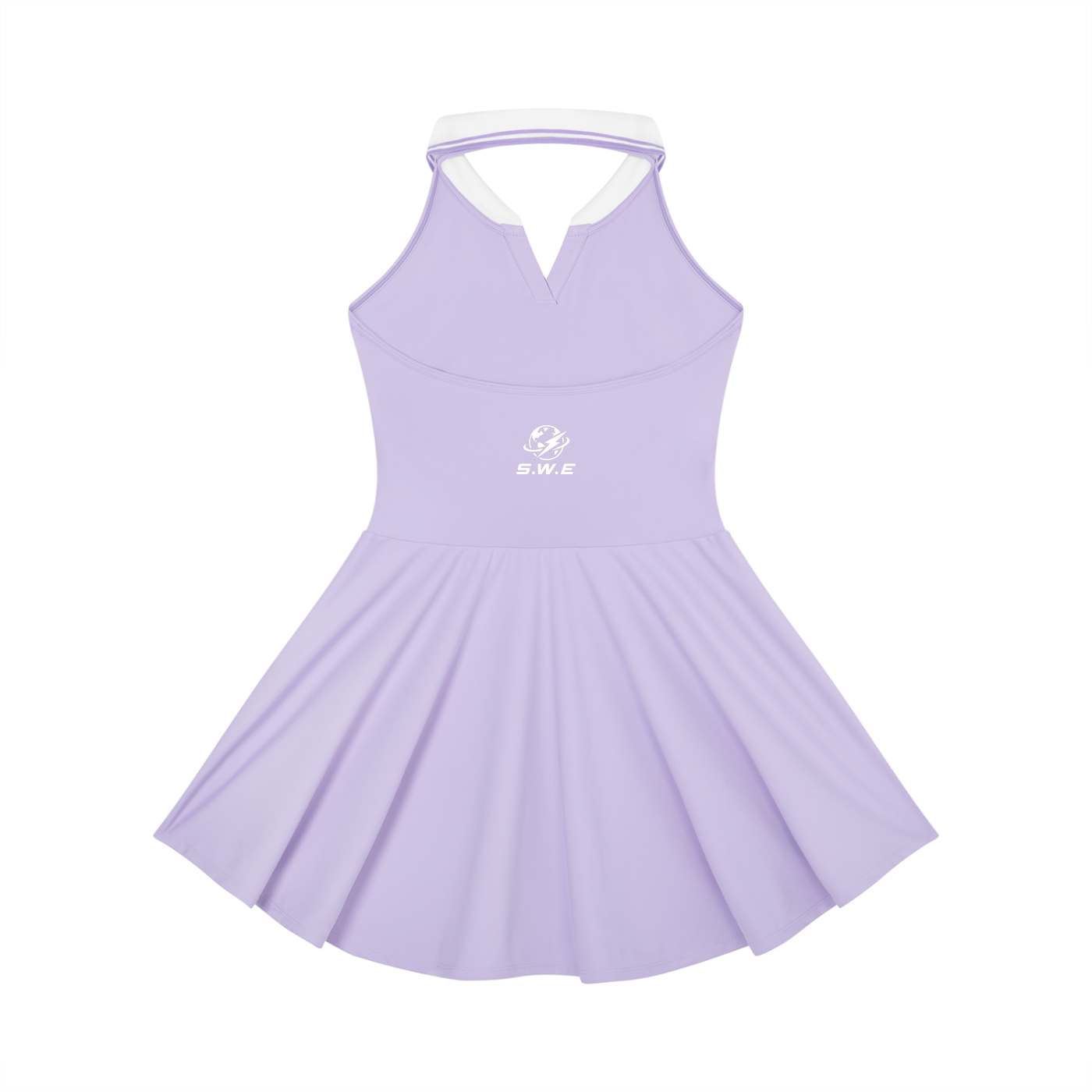 Served.  Worldwide Energy Collared Halter A-Line Tennis Dress