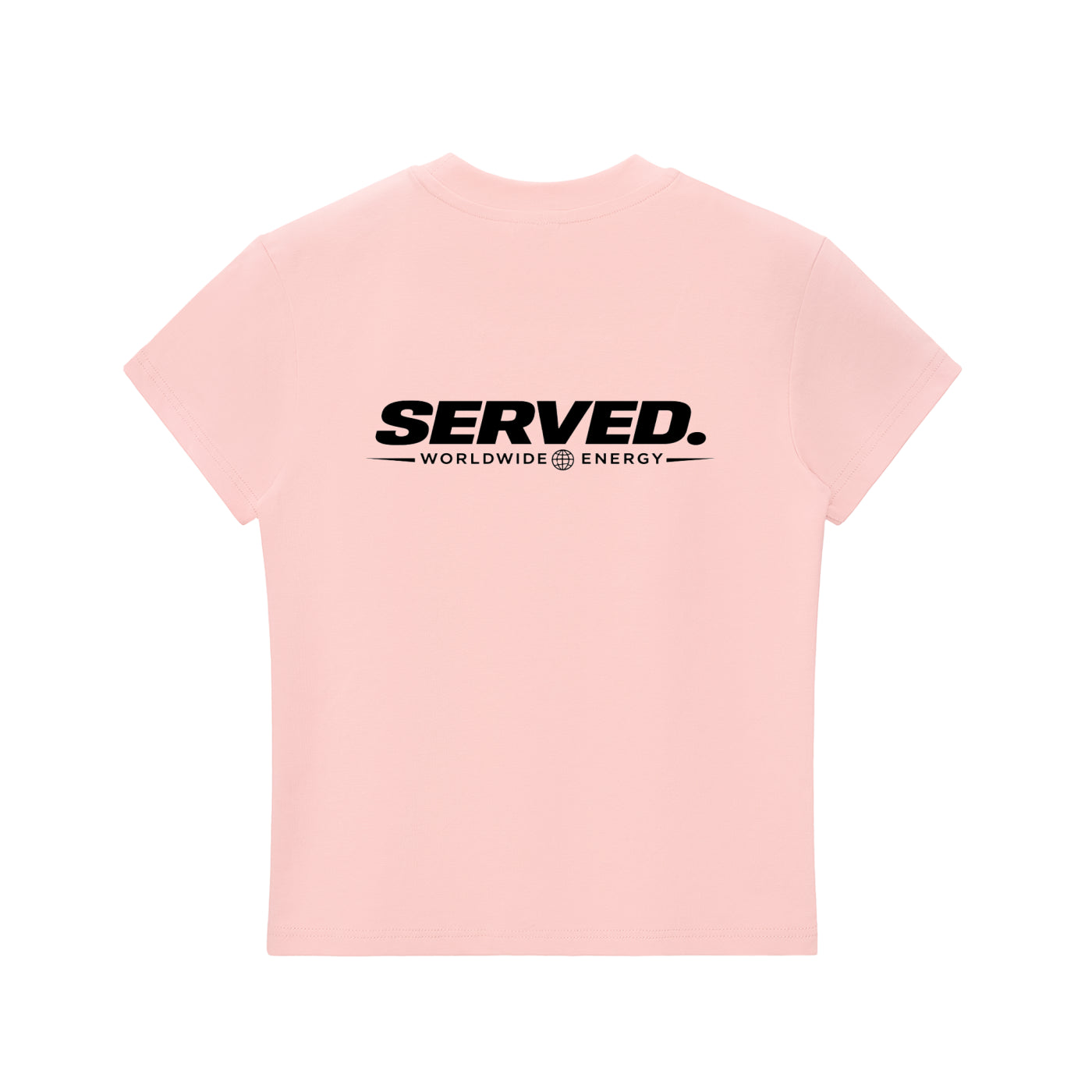Served. Worldwide Energy Women’s Bodycon Crewneck T-Shirt