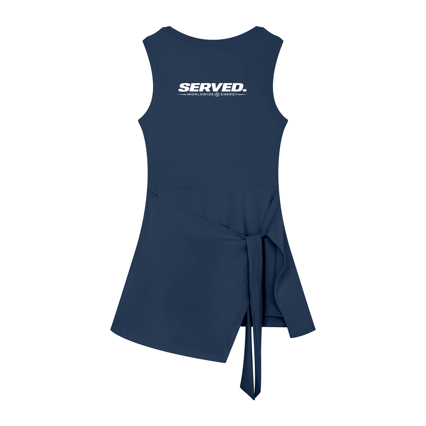 Served Worldwide Energy A-Line Sleeveless Dress