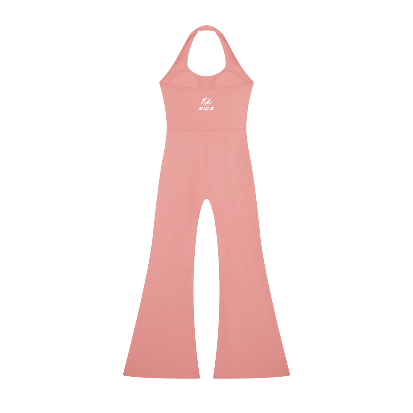 Served. Worldwide Energy Halter Flared Jumpsuit