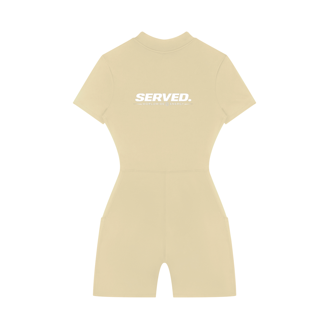 Served. Worldwide Energy Women's Quarter-Zip Short Sleeve Romper