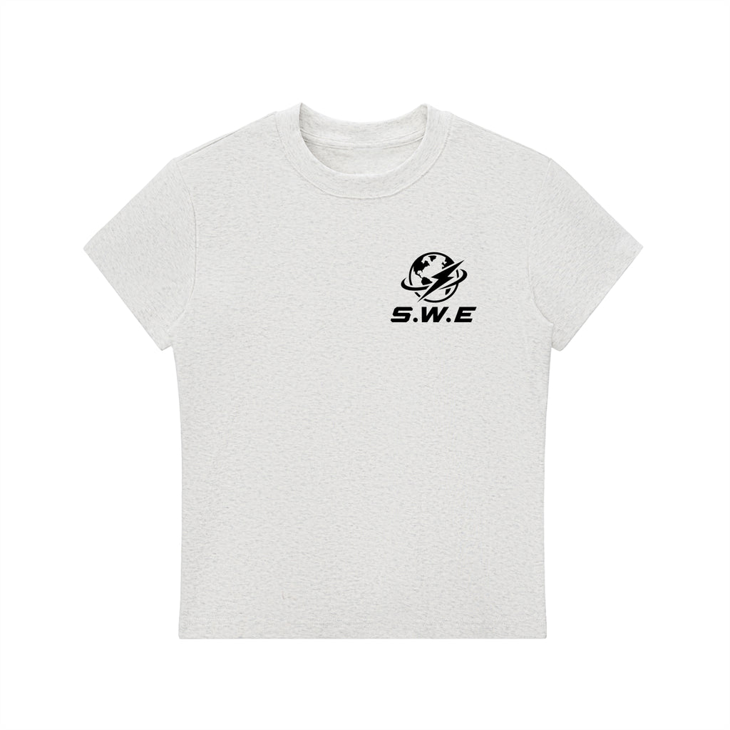 Served. Worldwide Energy Women’s Bodycon Crewneck T-Shirt