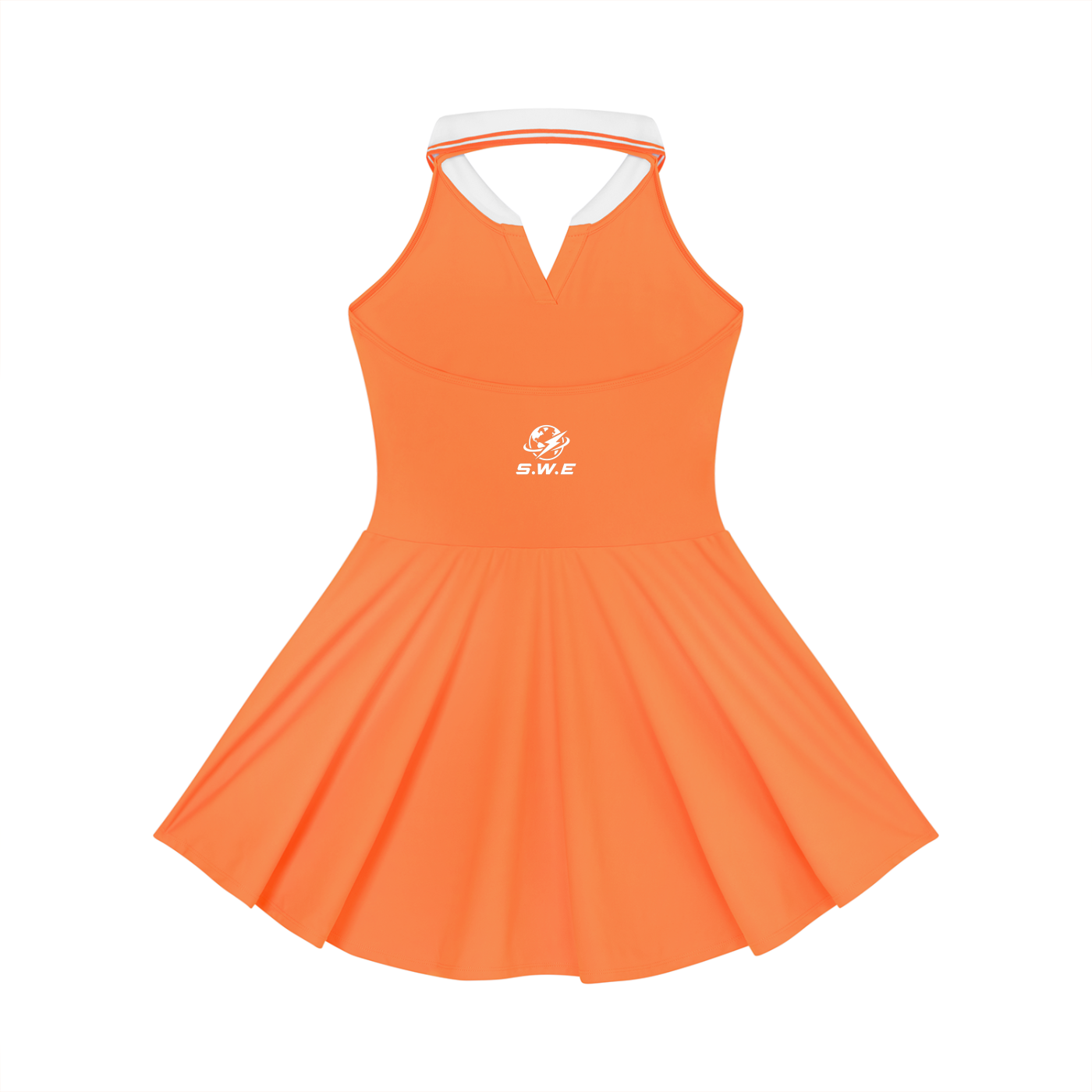 Served.  Worldwide Energy Collared Halter A-Line Tennis Dress