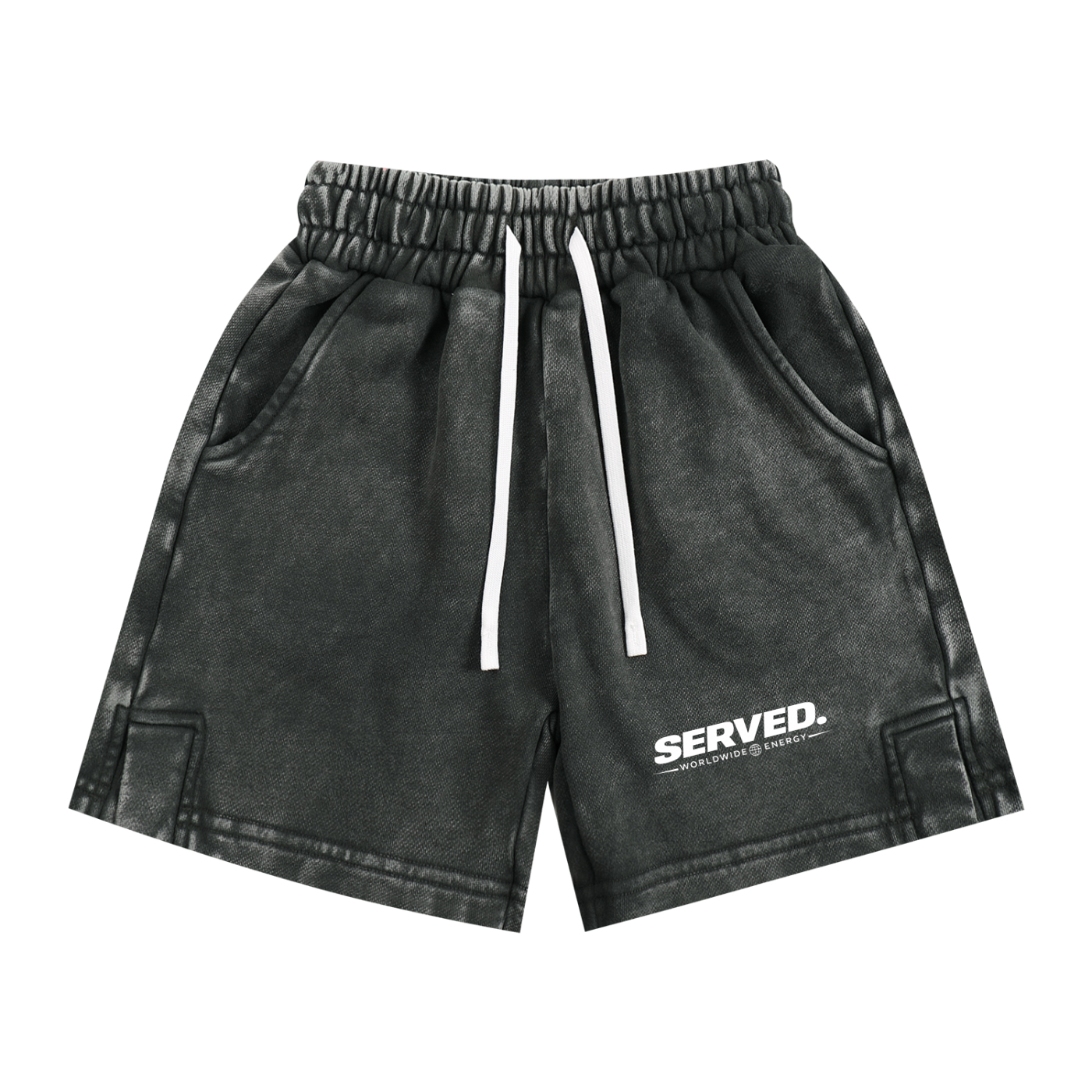 Served. Worldwide Energy Washed Kid's Shorts