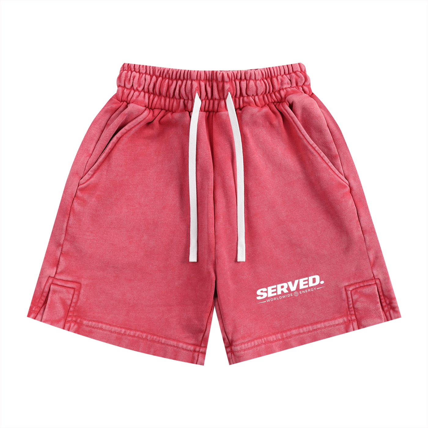 Served. Worldwide Energy Washed Kid's Shorts