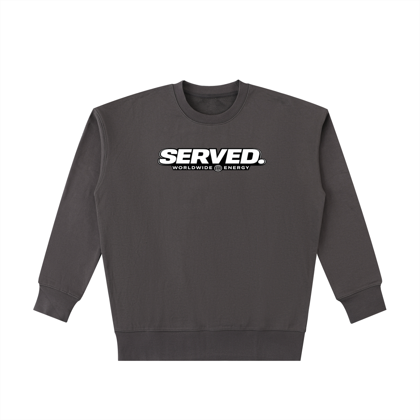 Served. Worldwide Energy Men Heavyweight Cotton Sweatshirt
