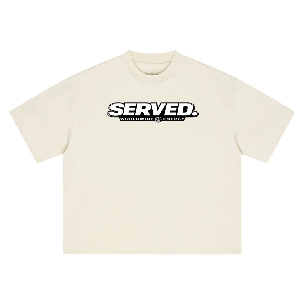 Served. Worldwide Energy Men Oversized T-Shirt