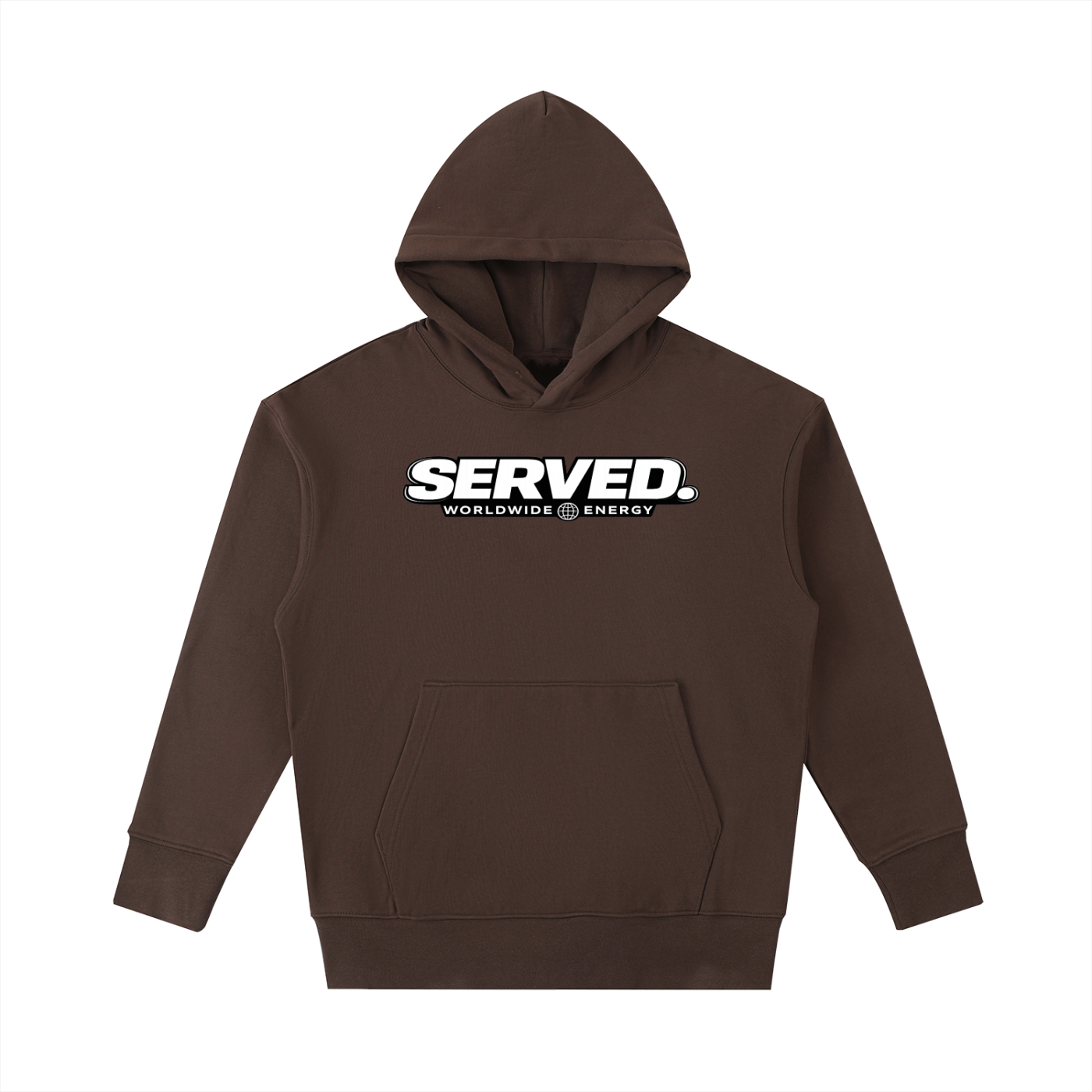 Served. Worldwide Energy Heavyweight Cotton Hoodie