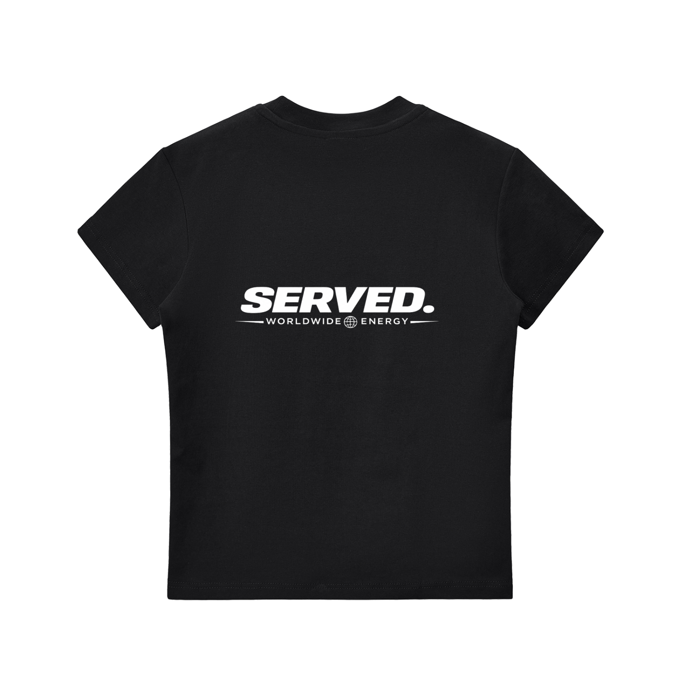 Served. Worldwide Energy Women’s Bodycon Crewneck T-Shirt
