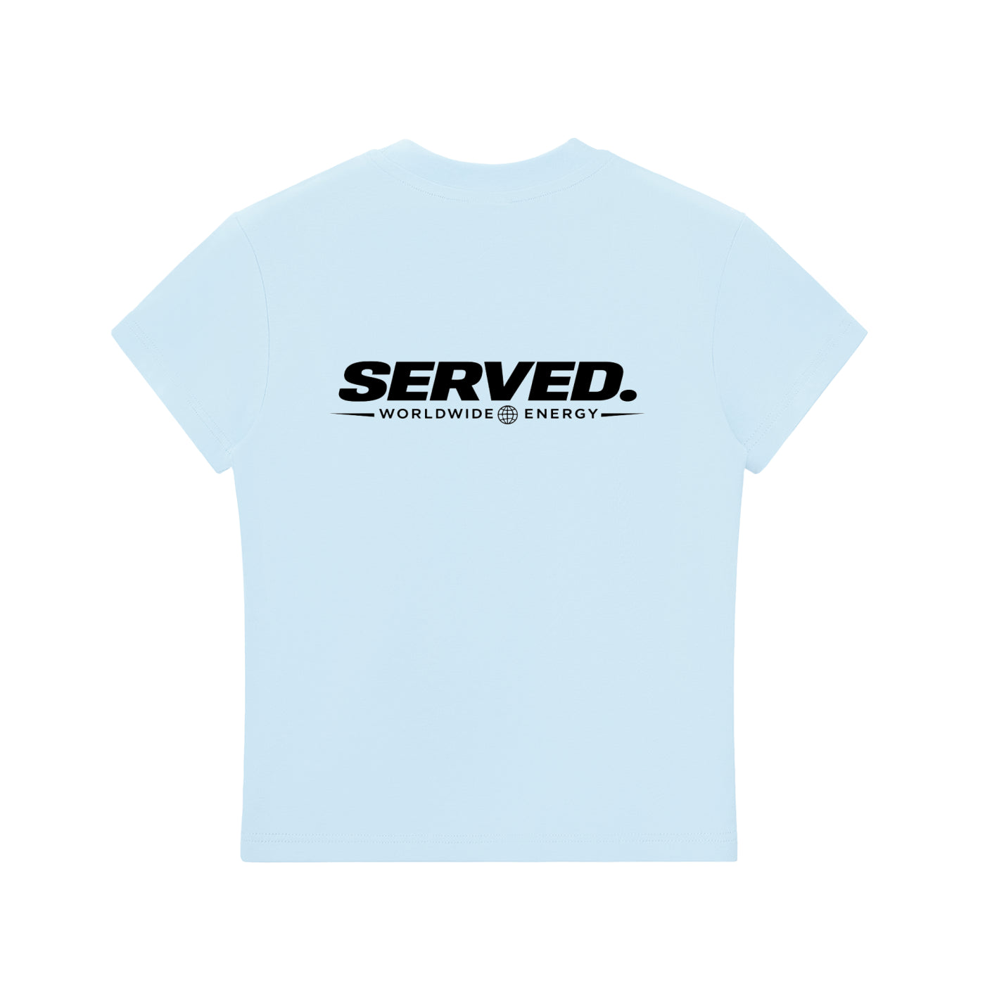 Served. Worldwide Energy Women’s Bodycon Crewneck T-Shirt