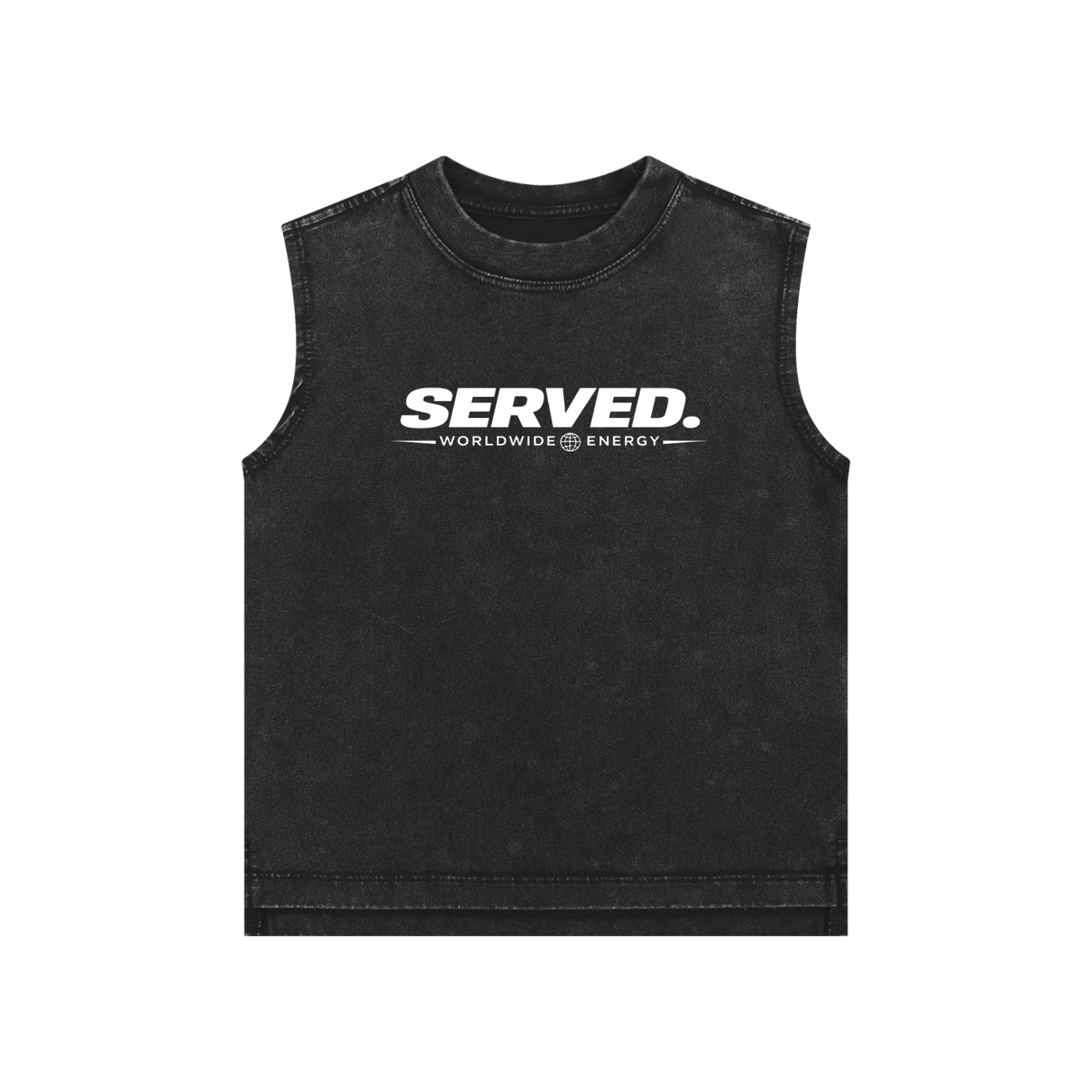 Served. Worldwide Energy Washed Kids' Tank Top