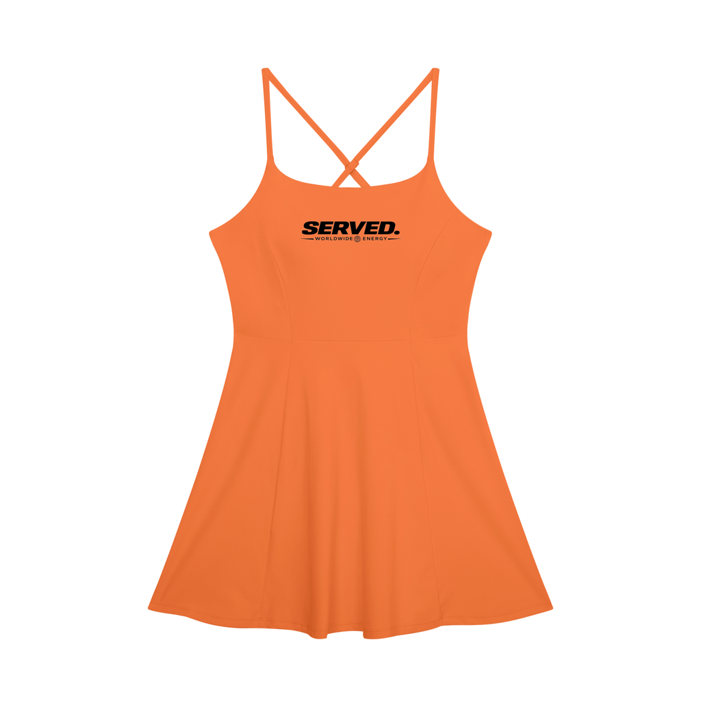 Served. Worldwide Energy Paneled A-Line Dress