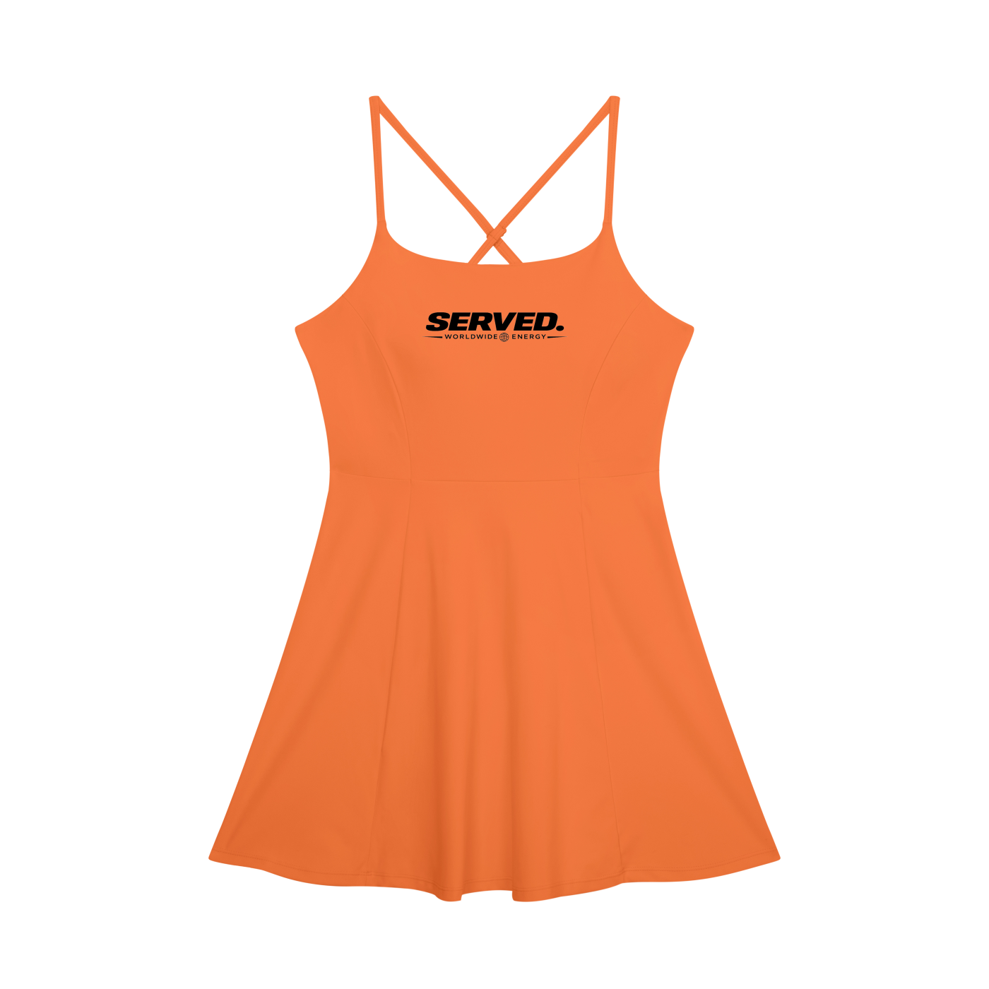 Served. Worldwide Energy Paneled A-Line Dress