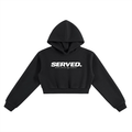 Served Worldwide Energy Women's Cropped Hoodie