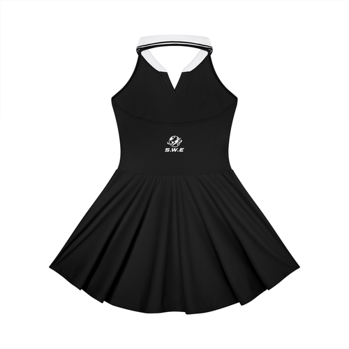 Served.  Worldwide Energy Collared Halter A-Line Tennis Dress