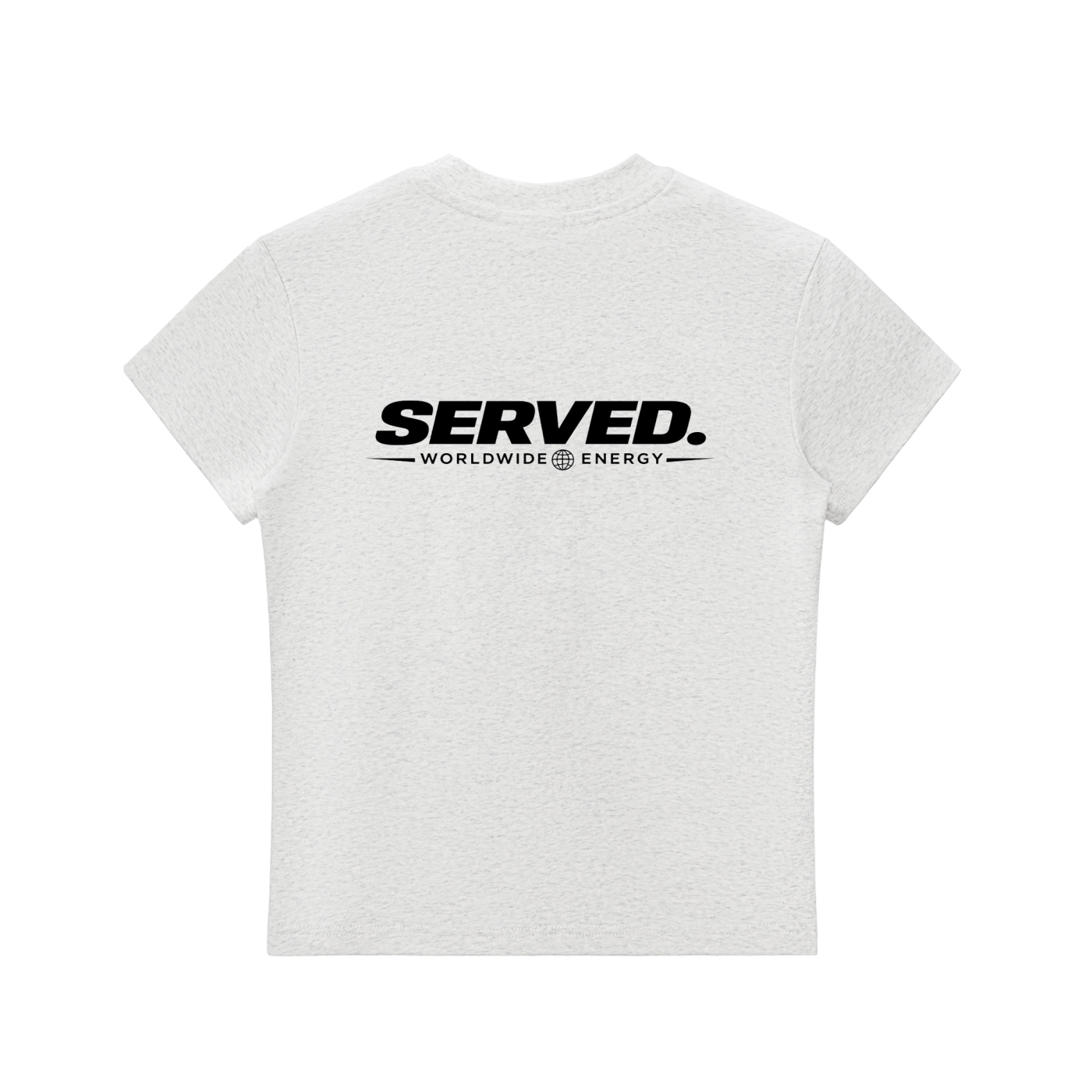 Served. Worldwide Energy Women’s Bodycon Crewneck T-Shirt