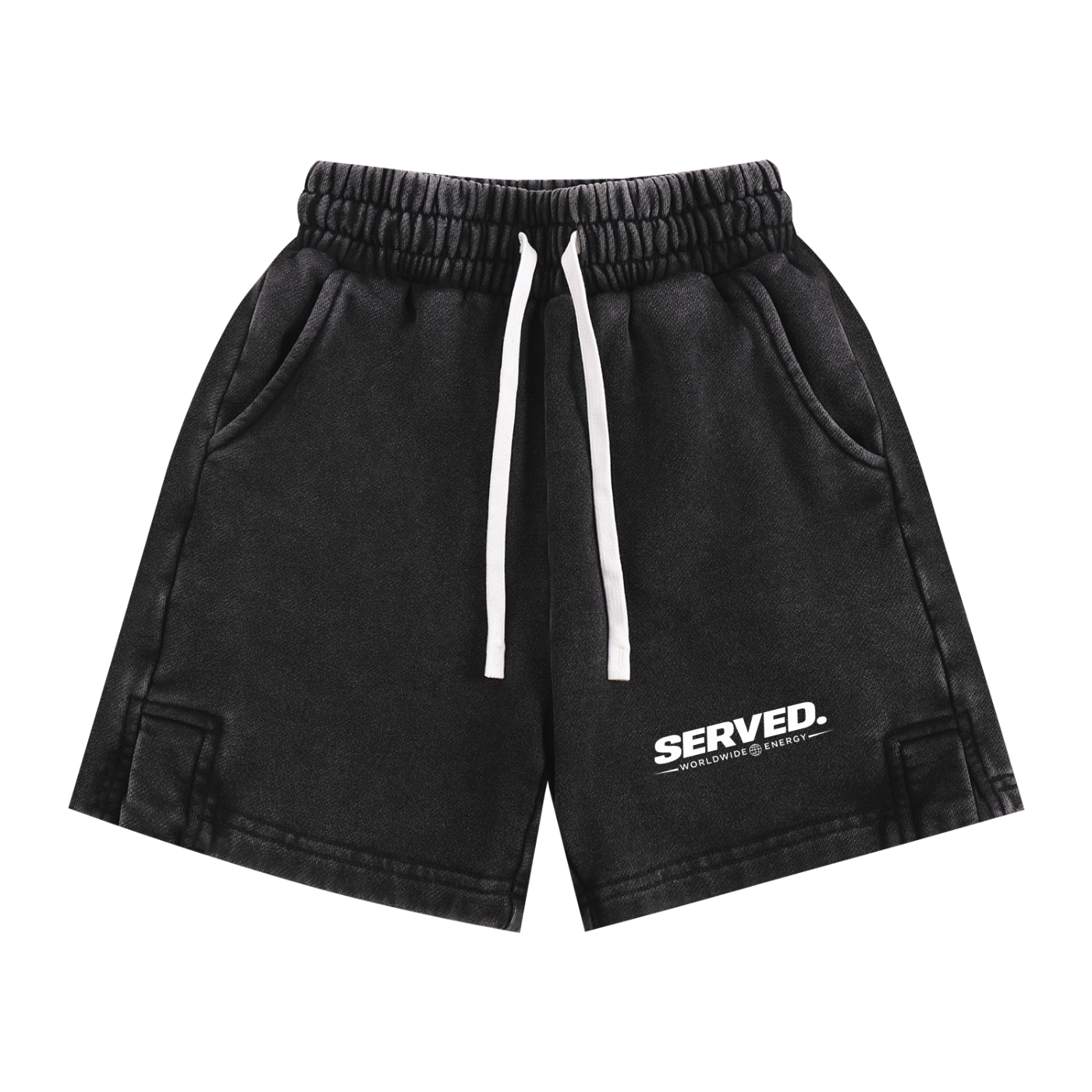 Served. Worldwide Energy Washed Kid's Shorts