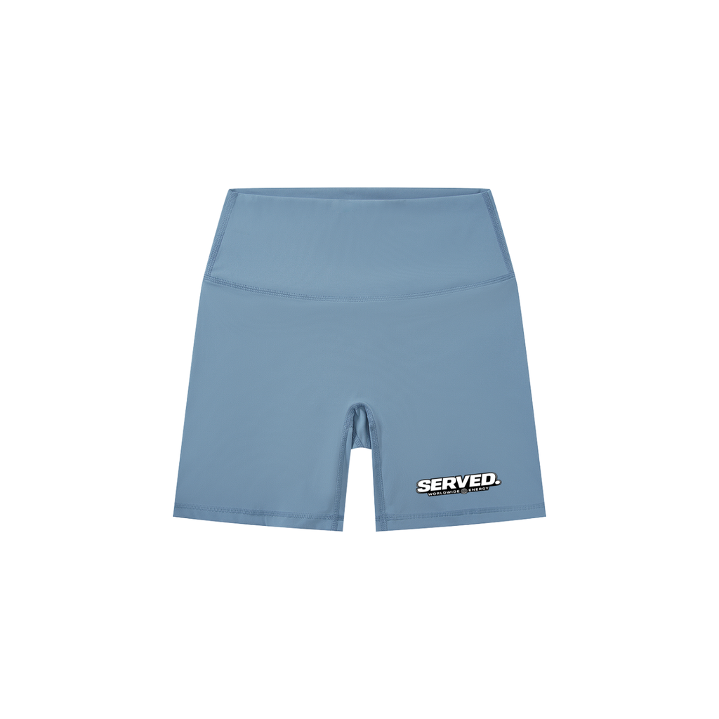 Served. Worldwide Energy Women’s High-Waisted Biker Shorts