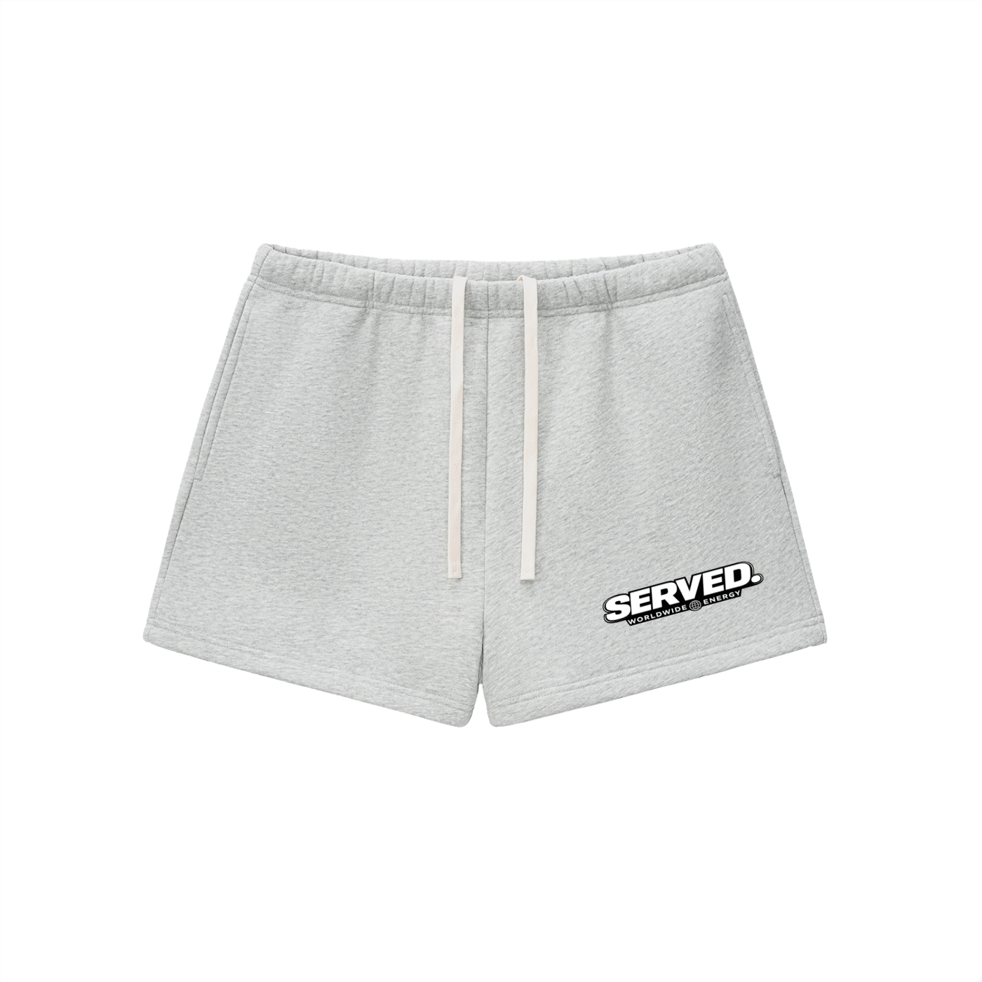 Served. Worldwide Energy Women's Drawstring Sweatshorts