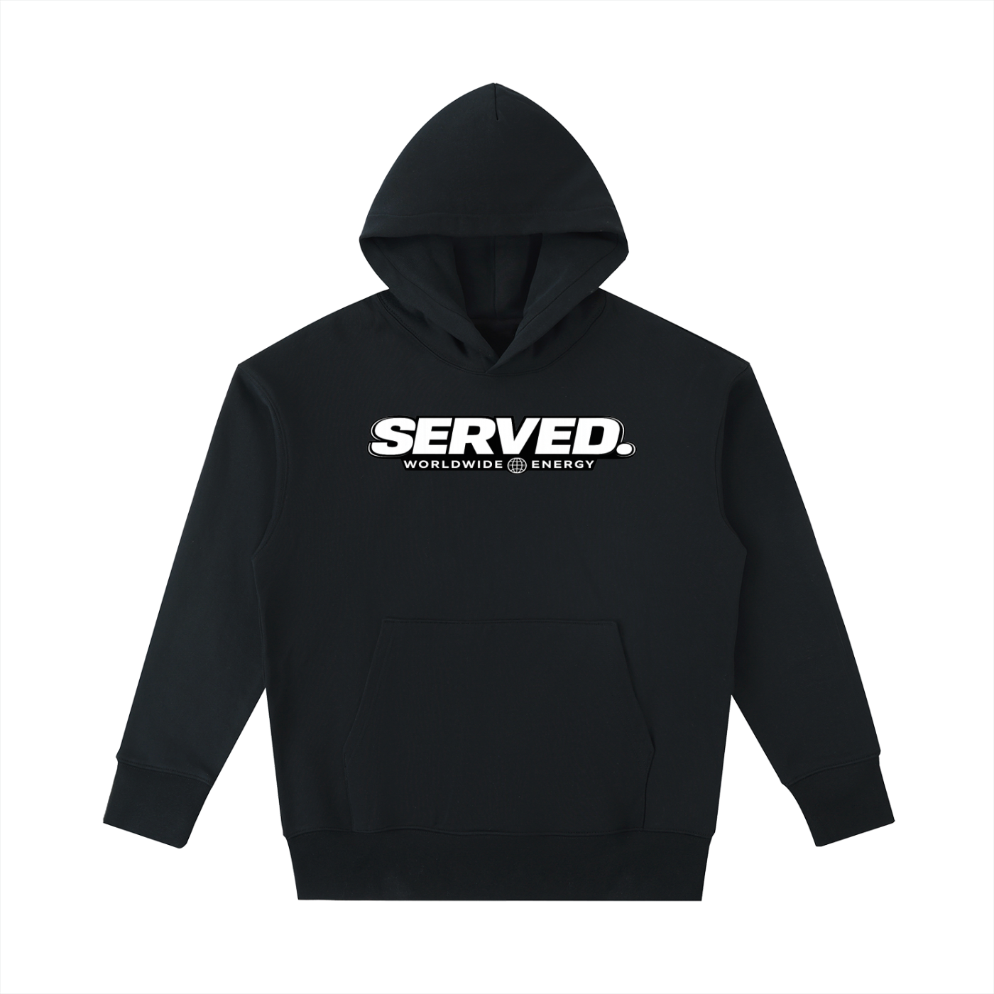 Served. Worldwide Energy Heavyweight Cotton Hoodie