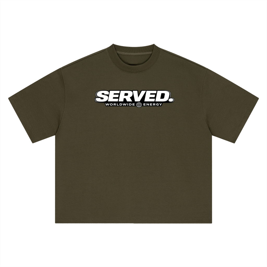 Served. Worldwide Energy Men Oversized T-Shirt