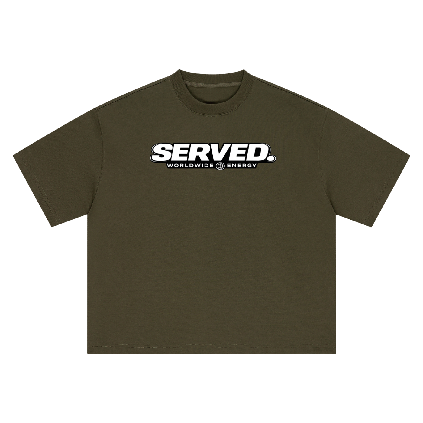 Served. Worldwide Energy Men Oversized T-Shirt