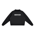 Served. Worldwide Energy Women's Mock-Neck Crew Sweatshirt