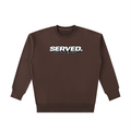 Served. Worldwide Energy Men Heavyweight Cotton Sweatshirt