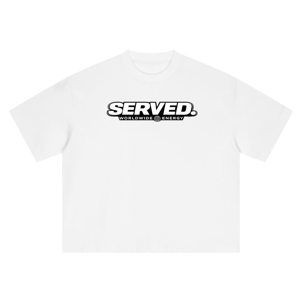 Served. Worldwide Energy Men Oversized T-Shirt