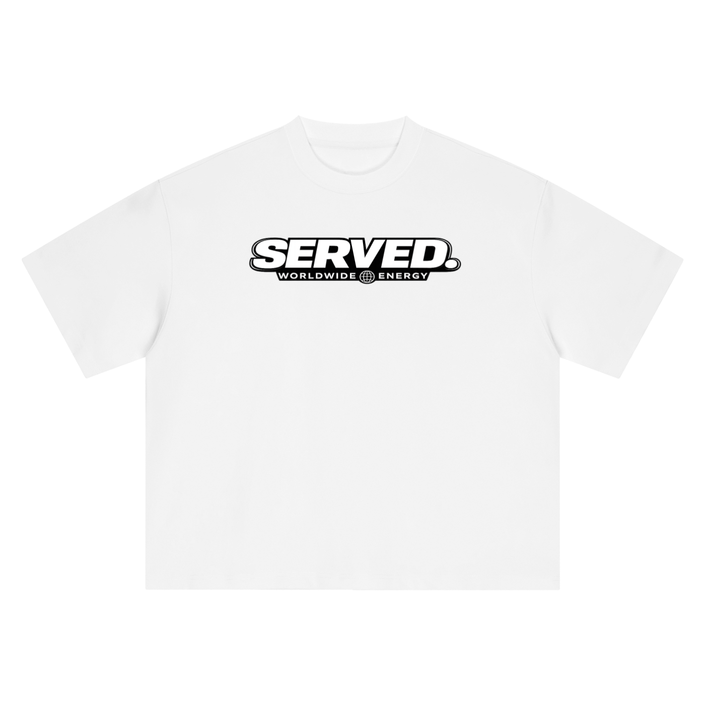 Served. Worldwide Energy Men Oversized T-Shirt